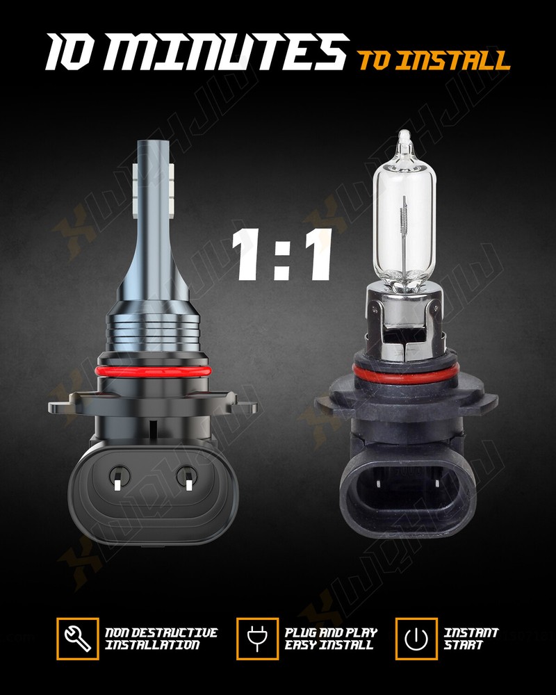 For Cadillac SRX 2010-2016 - LED Headlight Kit High & Low Beam Combo 8000K Bulbs