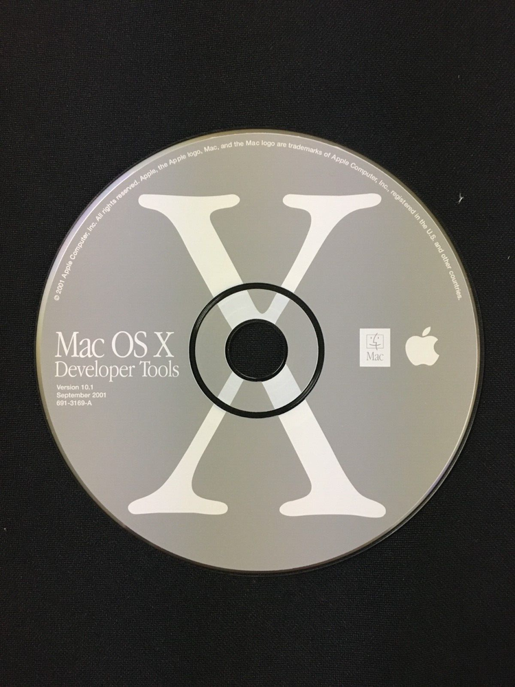 Mac OS X Developer Tools CD Disk - Version 10.1 - 691-3169-A - September 2001