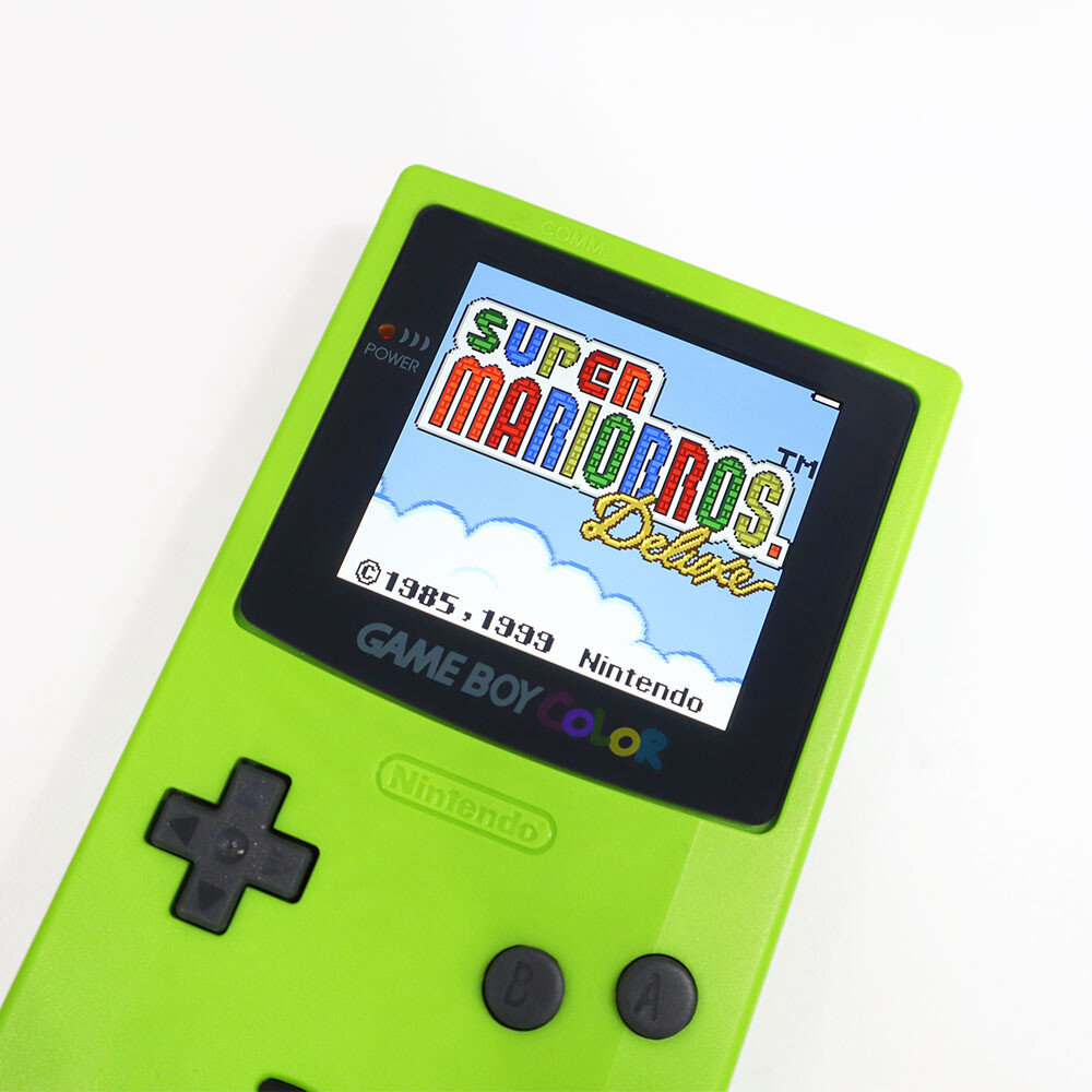 Retro Pixel Large Size IPS Backlight LCD Screen For Game Boy Color GBC Console