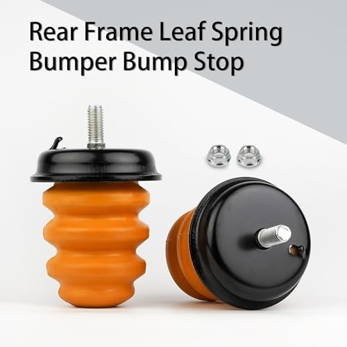Rear Bump Stops, Leaf Spring Bumpers Compatible with 1999-2007 Chevy yellow