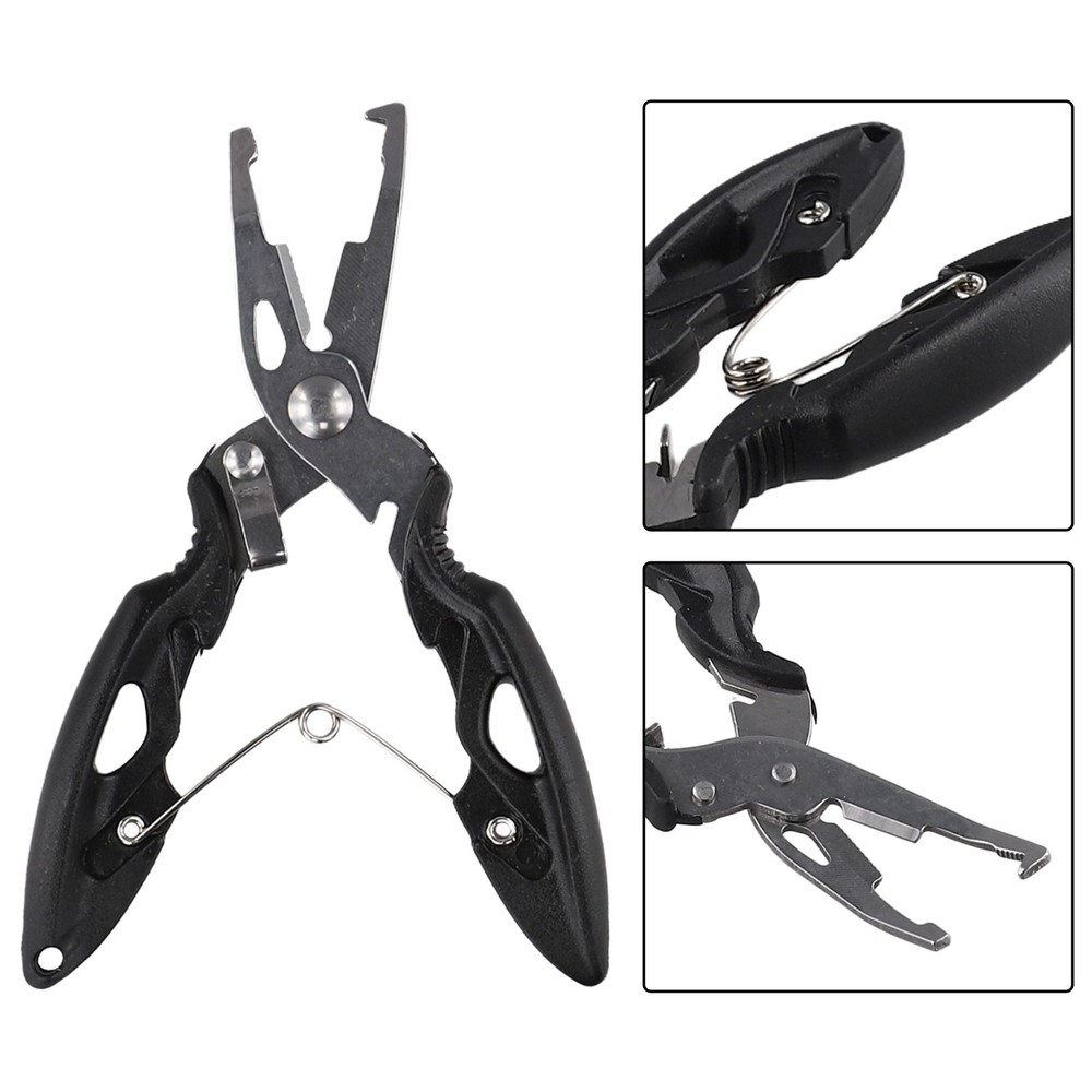 Fishing Tool Lure Pliers Split Ring Opener and Line Cutter in Compact Size