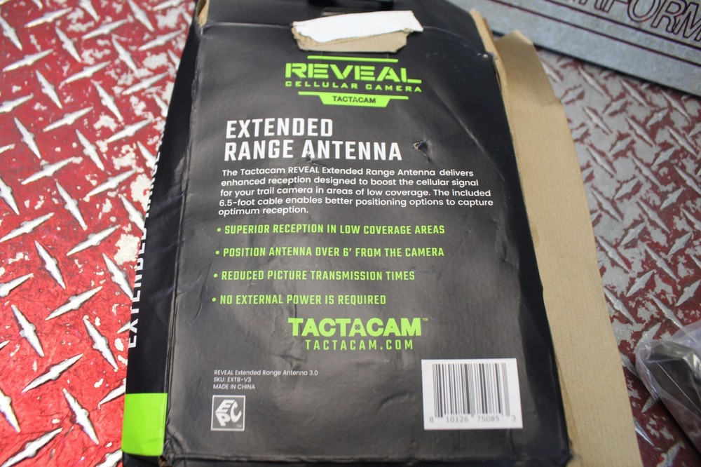 TACTACAM REVEAL CELLULAR CAMERA EXTENDED RANGE ANTENNA DNDJ