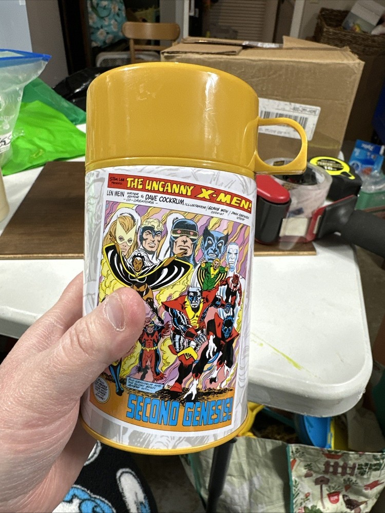 Tin Titans Giant Size X-Men Previews Exclusive ~ Lunch Beverage Container ONLY