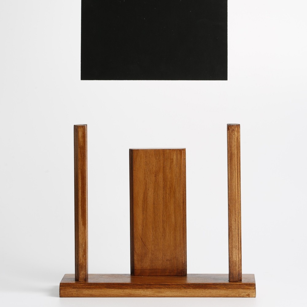 Classic Desktop Menu Holder with Chalkboard Sign Holder Ad Frame (Lot 2)