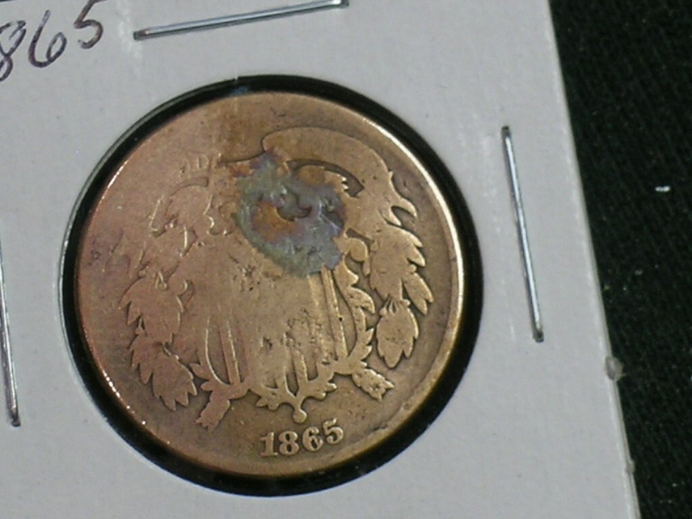 1865 Two Cent Piece  - Good Details -  COMBINE SHIPPING            AD7-3