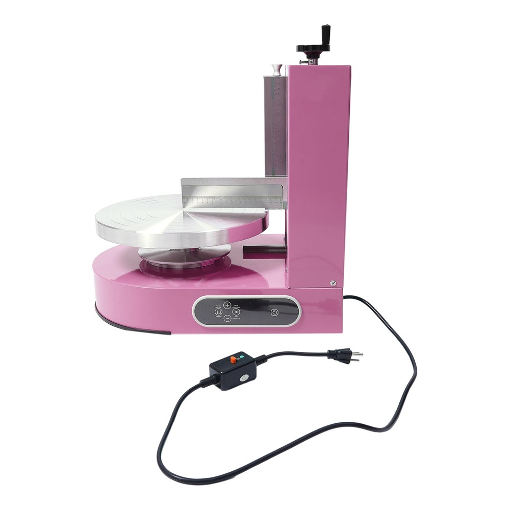 Adjustable Cake Cream Spreading Machine Cake Decorating Machine W/LCD Display