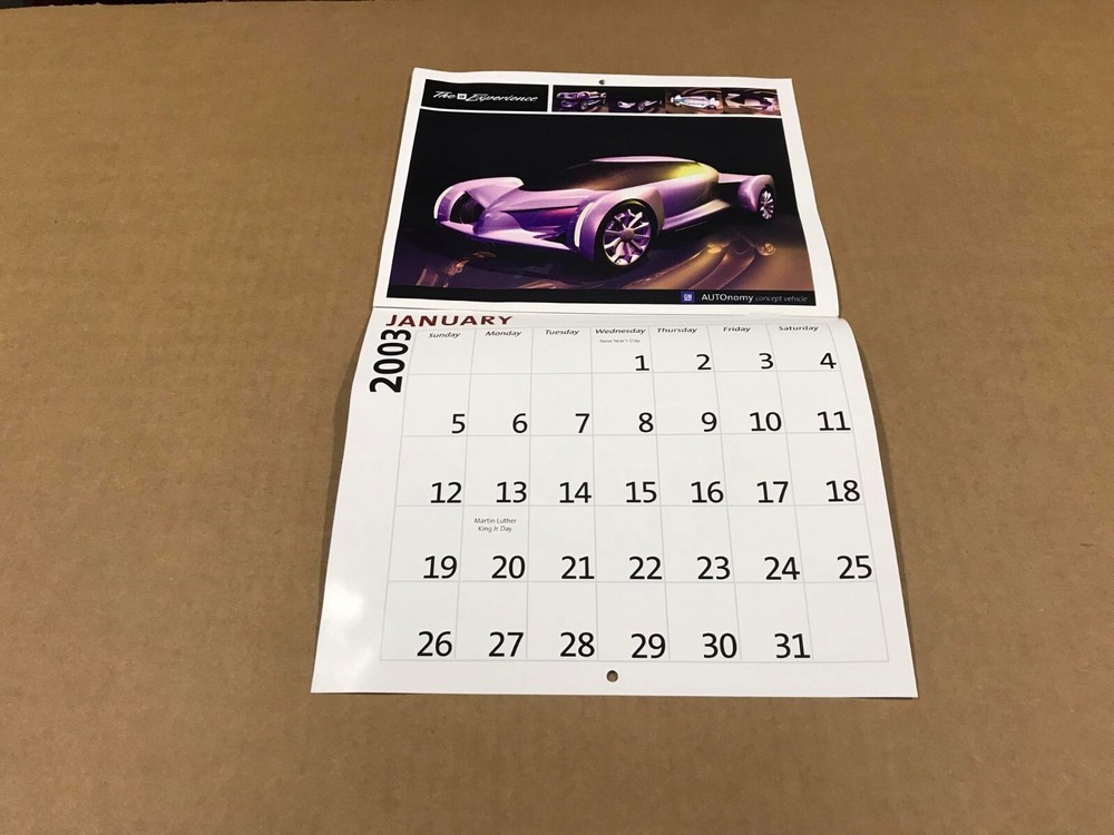 2002 The GM Experience General Motors Technology & Innovation Calendar