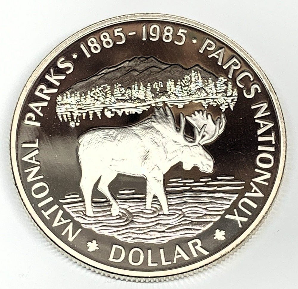 # C10142      CANADA  COIN,   ONE DOLLAR    1985    UNC.