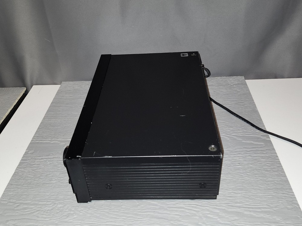 Denon DRM-700 Stereo Cassette Deck - *MISSING REWIND BUTTON, but WORKS NICELY