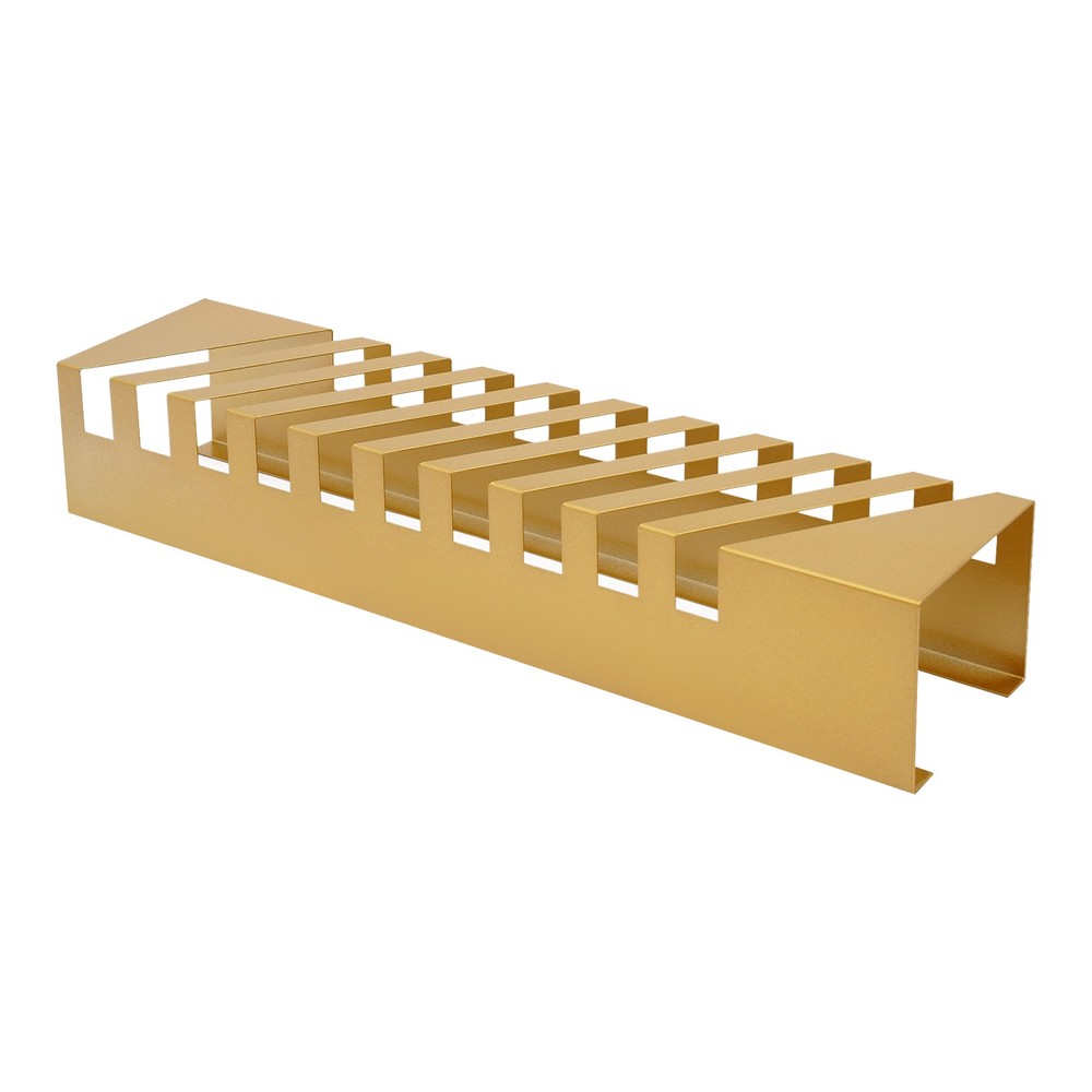10-Slot Tabletop Tile Display Rack Iron Small Tile Sample Display Rack 45° Slant