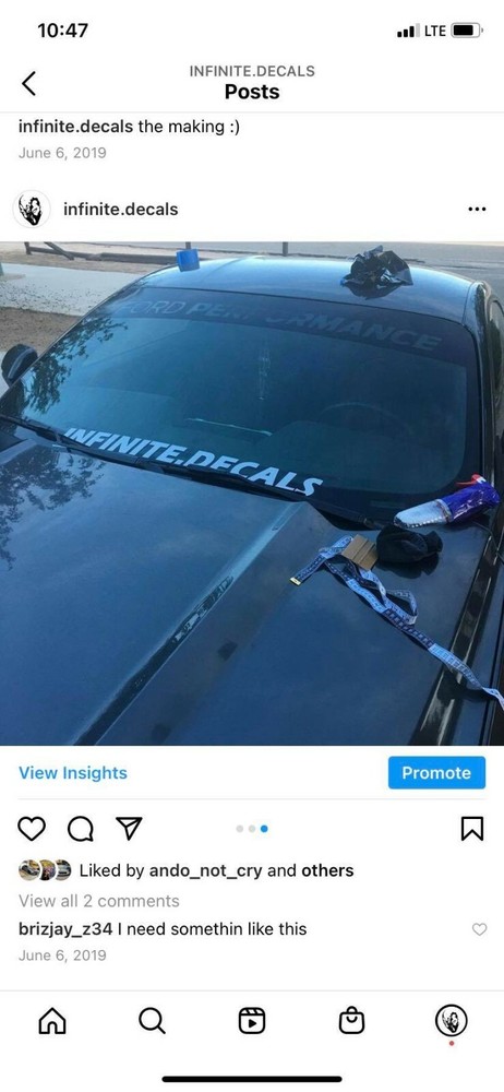 performance banner windshield for ford rs
