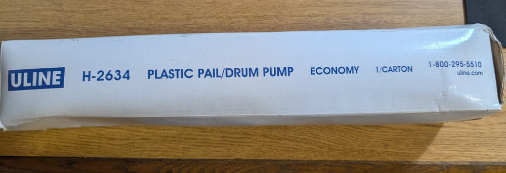 ULINE H-2634 Plastic Pail/Drum Pump