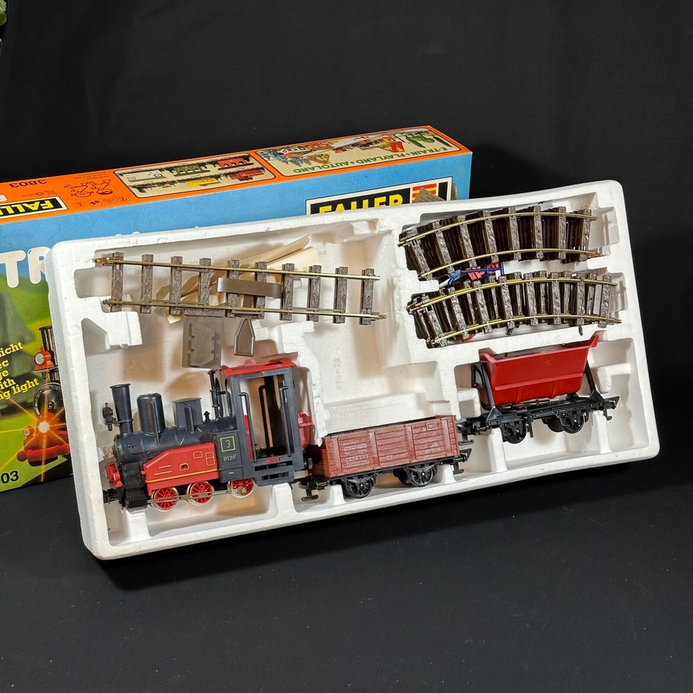Faller 3803 - ~1:24, O Gauge - E-Train Freight Train Set - NOS, No Transformer