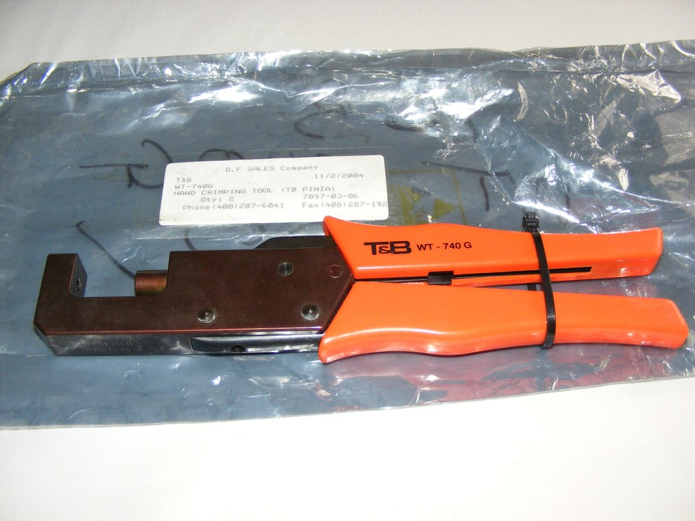 T & B Hand Crimp Tool WT-740G