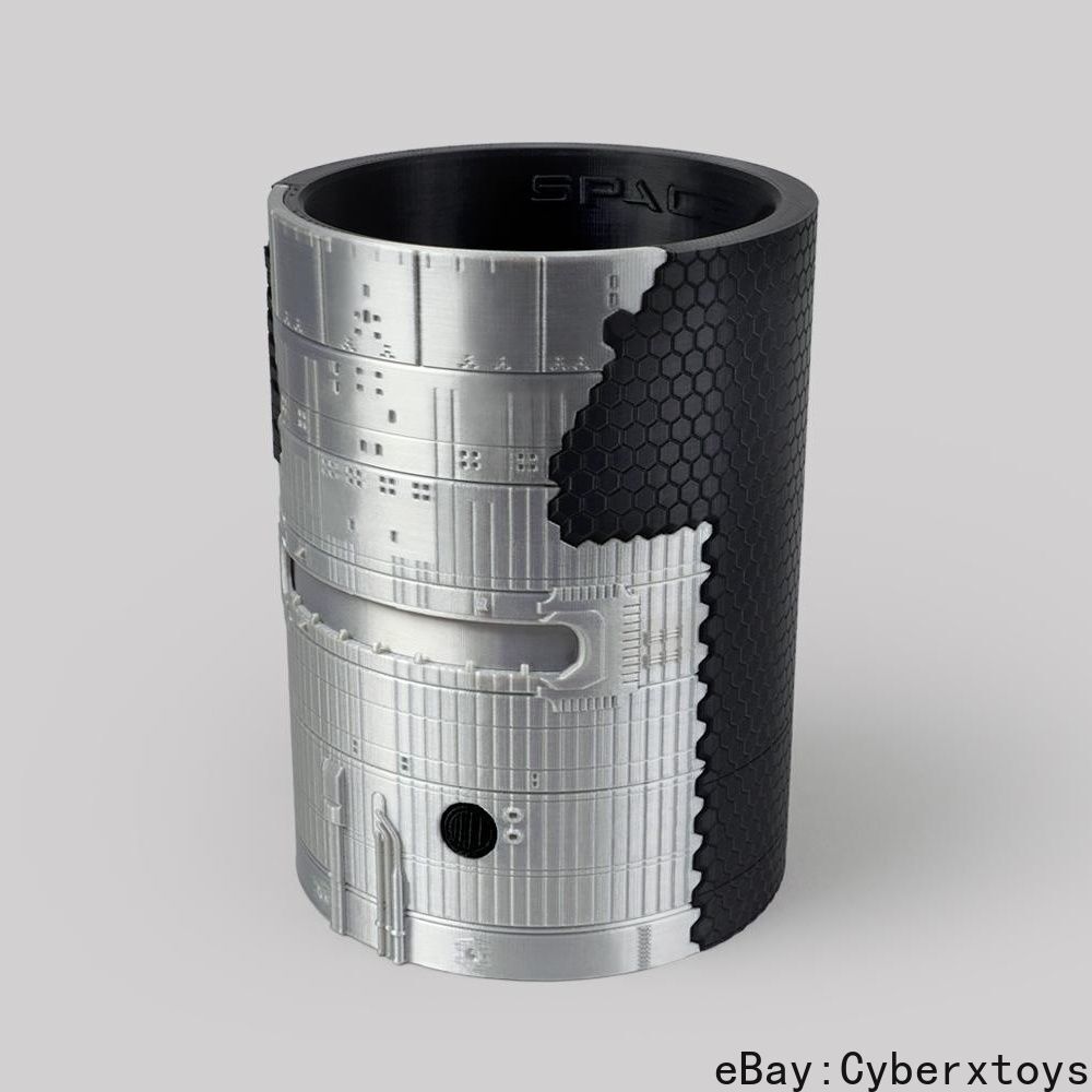 1:100 SpaceX Starship Rocket Model DIY Pen Container Tool Box Desktop Storage