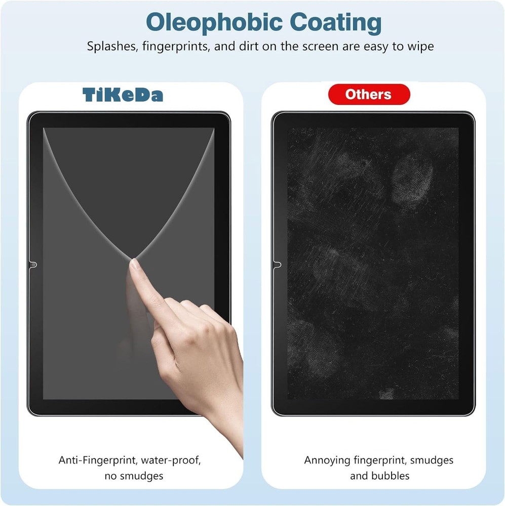 TiKeDa 2 Pack Screen Protector for Samsung Galaxy Tab A9 Plus 11 Inch Clear