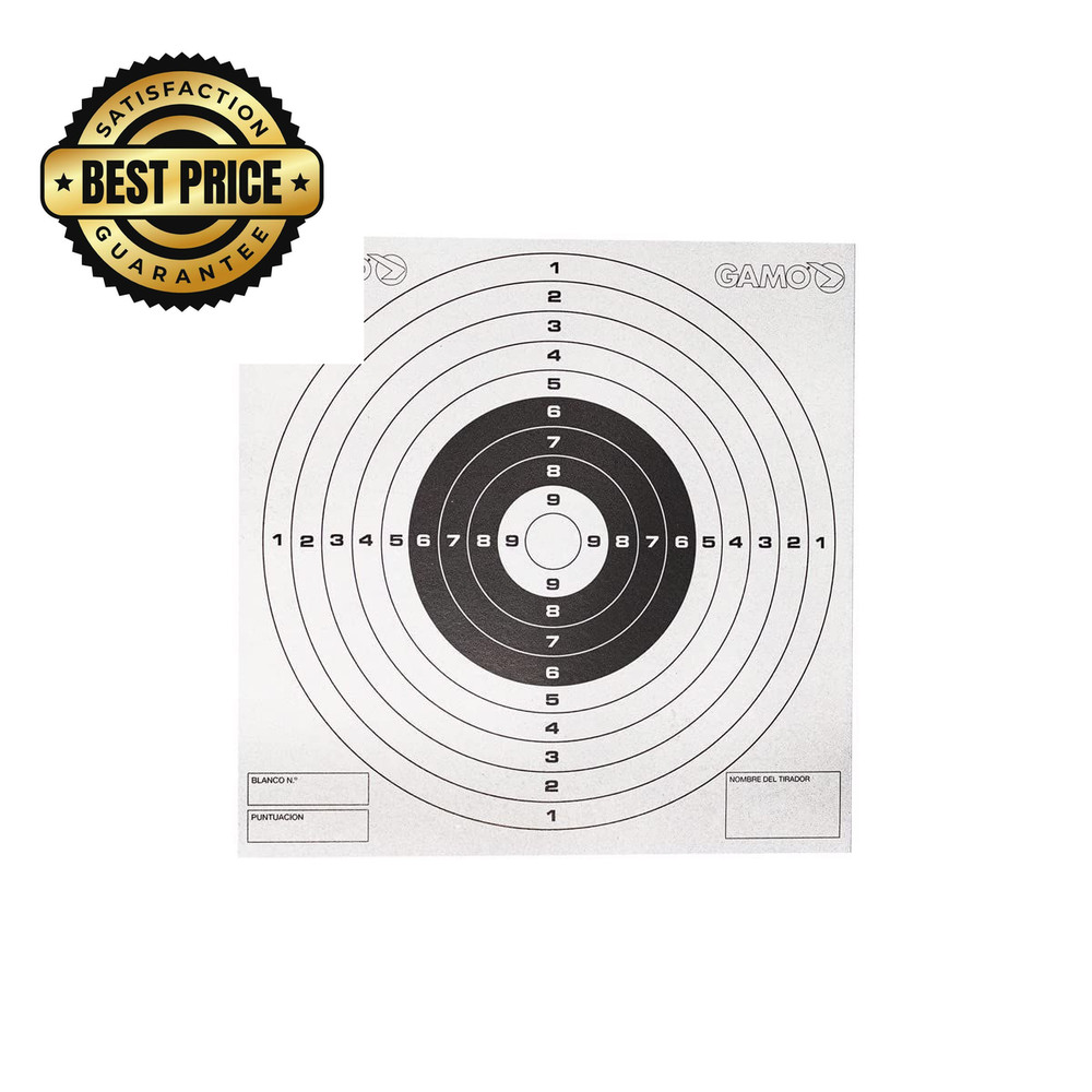 Gamo Paper Targets (100 pack) One Size, White
