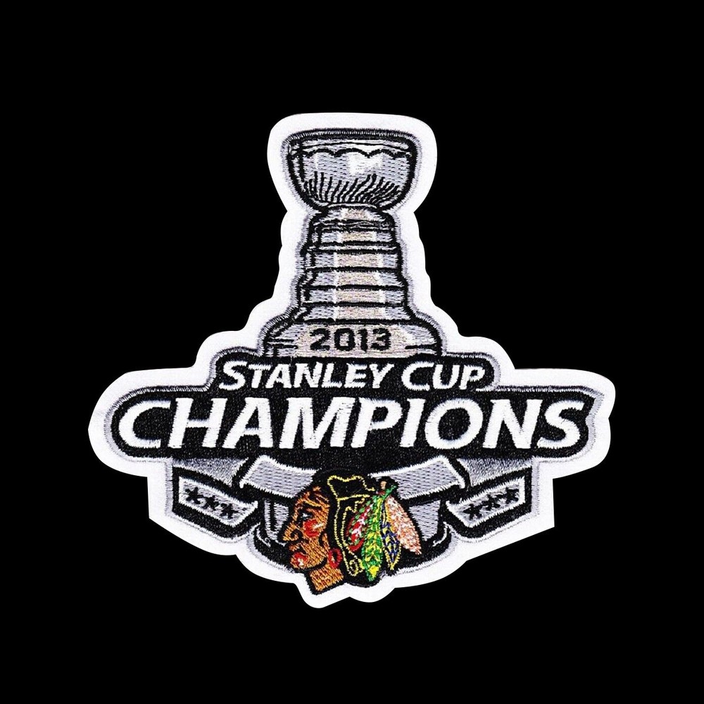 2013 Stanley Cup Champions Patch Chicago Blackhawks Jersey