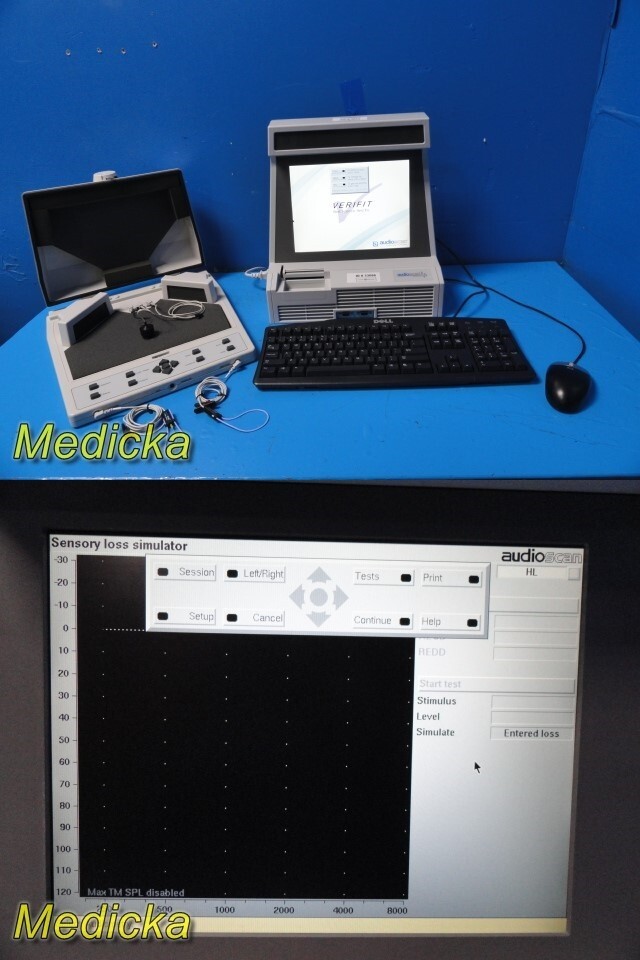 Audioscan VF-1 Verifit Real-Ear Hearing Aid Analyzer W/ Modules & Access ~ 33086