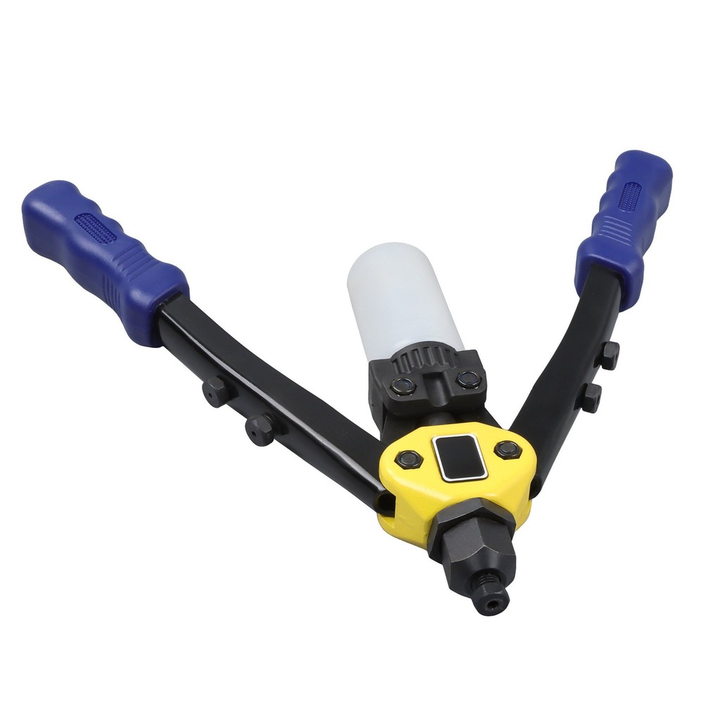 1/4 Multi-purpose Pop Rivet Gun Kit 210Pcs Blind Rivets 13" Hand Riveter Tool