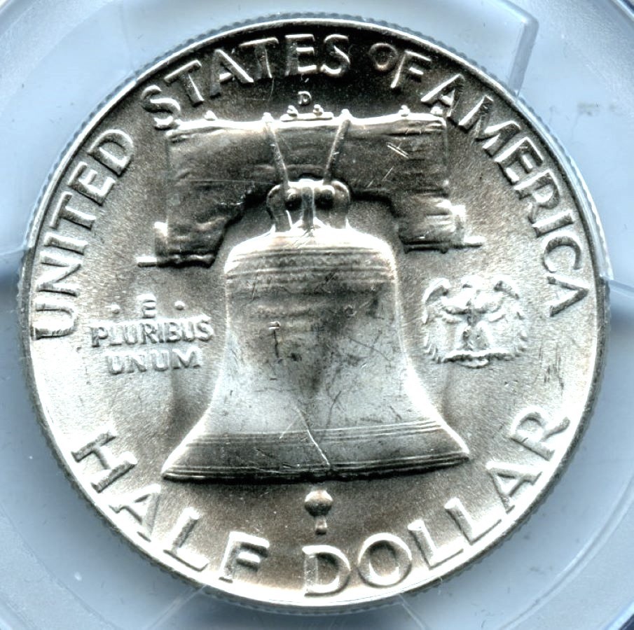 1954-D Franklin Half Dollar, PCGS MS65