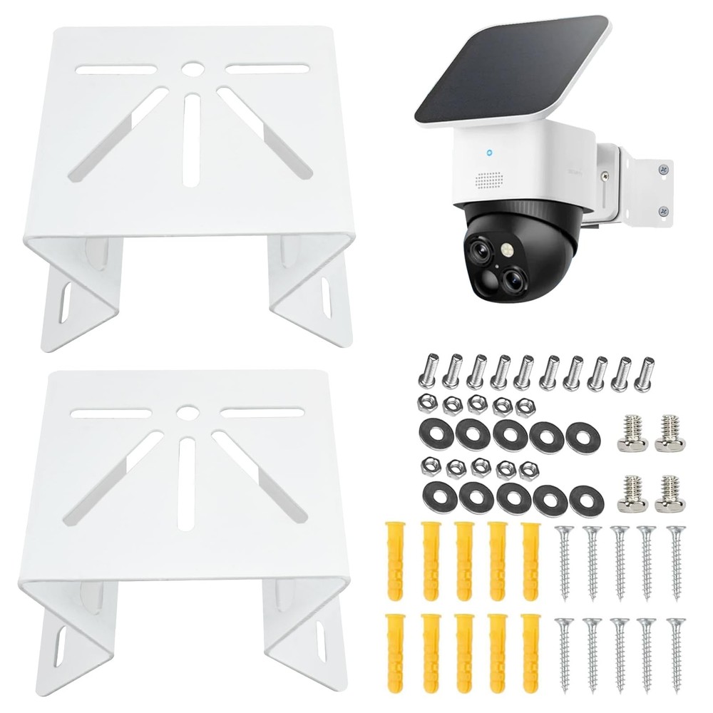 2 Pack Metal Mounting Corner Bracket for Security Camera, 2 Pack, 2 packs