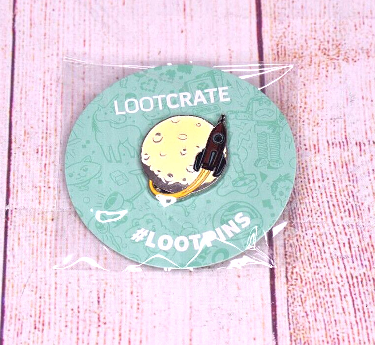 Lootcrate Moon Space Ship Pin 2019 NEW SEALED