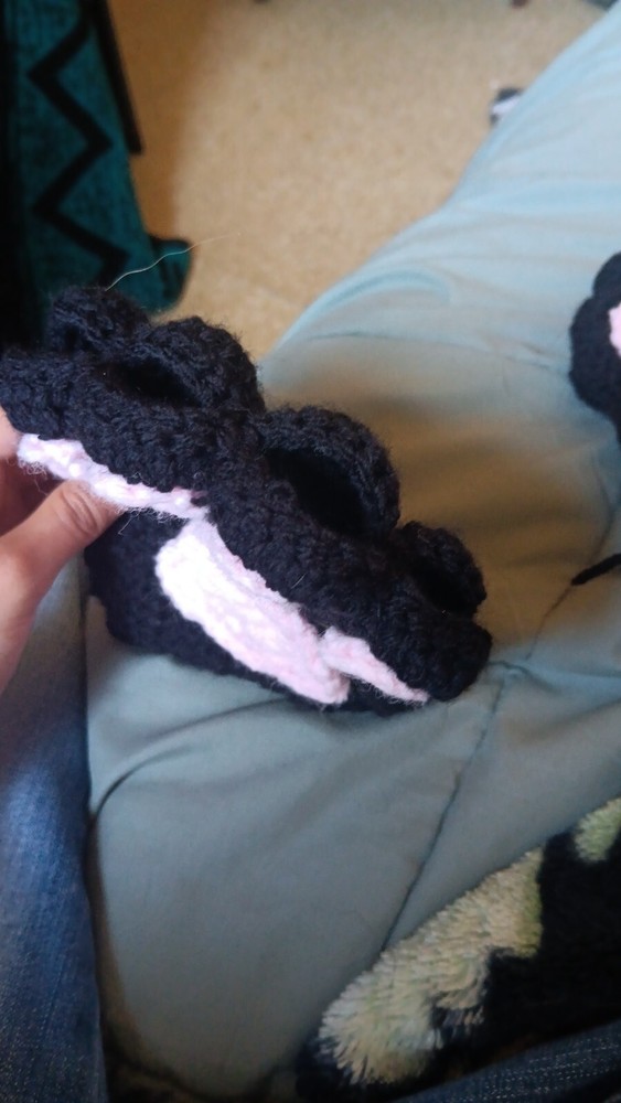 crochet cat paw gloves