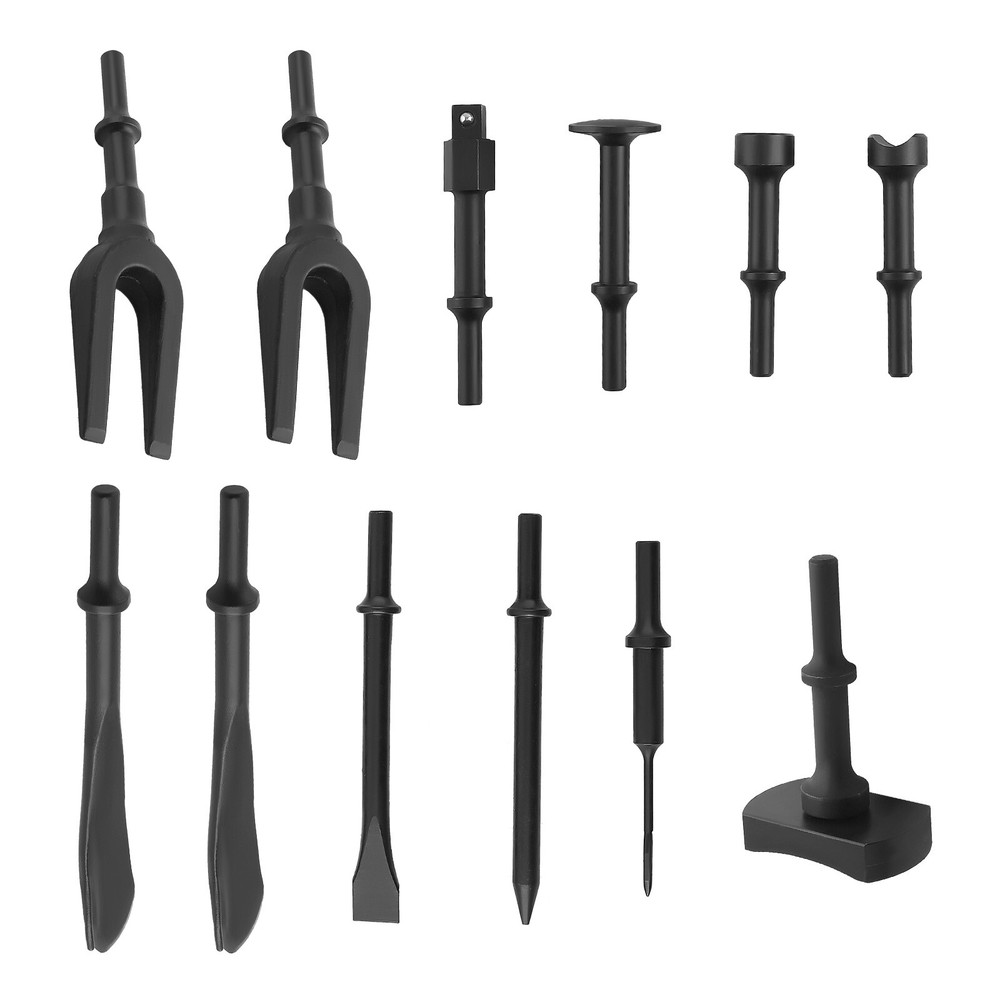 Air Hammer Piece Chisel Set Heavy Duty Multi-functional Hammer 2100 BPM w/ Case