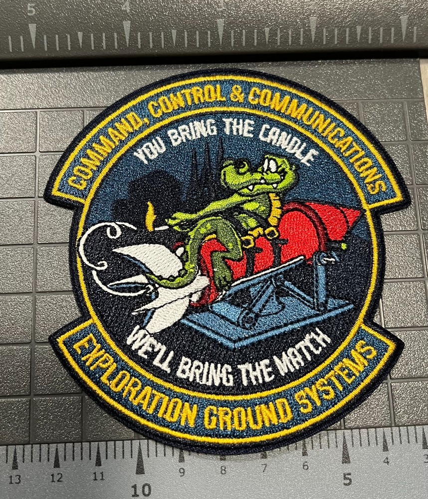 NASA Artemis Orion Space Launch Exploration Ground Systems Embroidered Patch