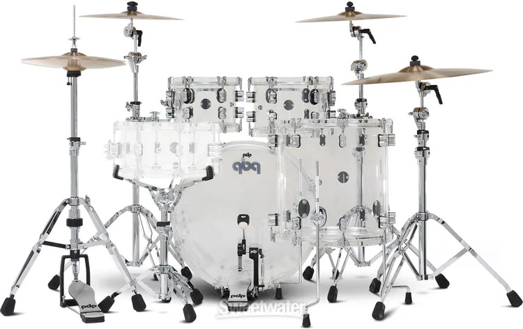 PDP Concept Acrylic 4-piece Shell Pack - Clear