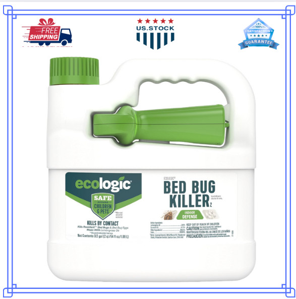 Bed Bug Killer 64 Ounces, Ready-To-Use Spray, Kills Pyrethroid-Resistant Bed Bug