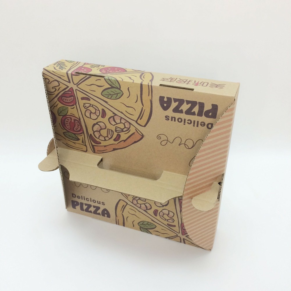 100x Take Out Delivery Container Bakery Cupcake Boxes Pastry Pizza Dessert Box