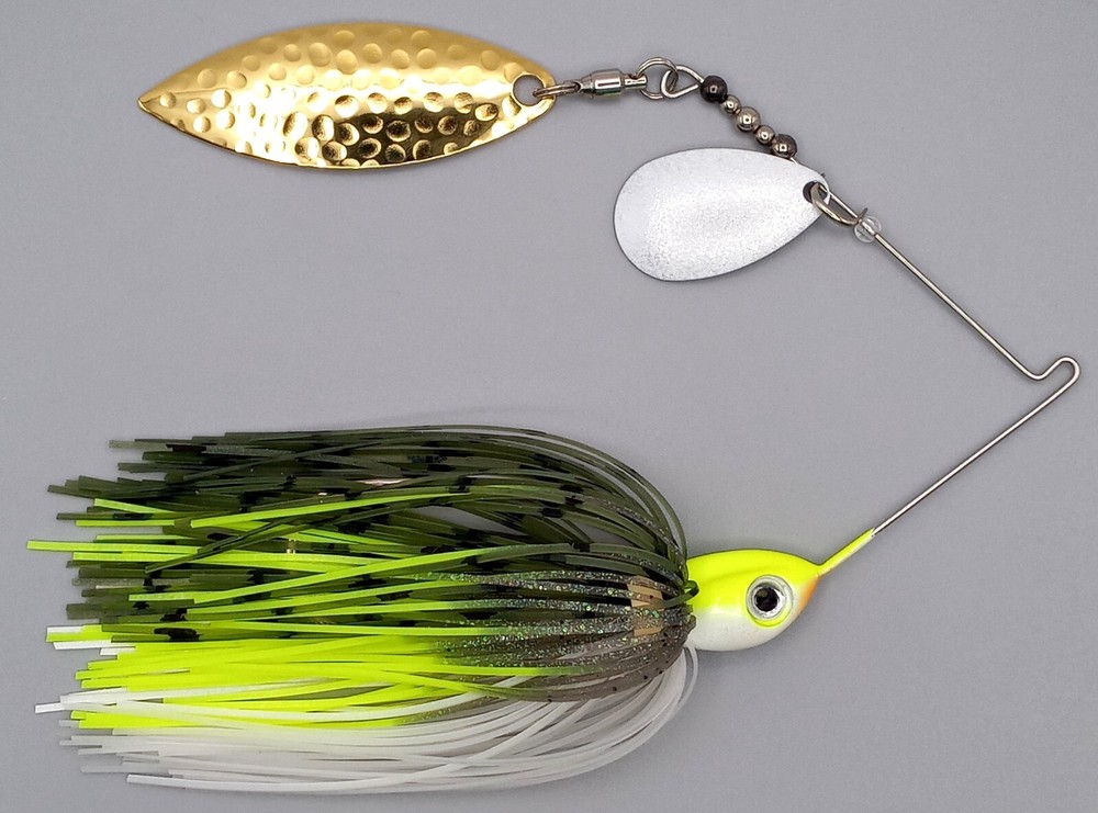 Custom Spinnerbait ~ River Shad ~ 3/8 oz Tandem