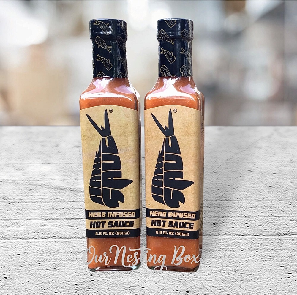 2 Hank Herb Infused Hot Sauce 8.5oz Each