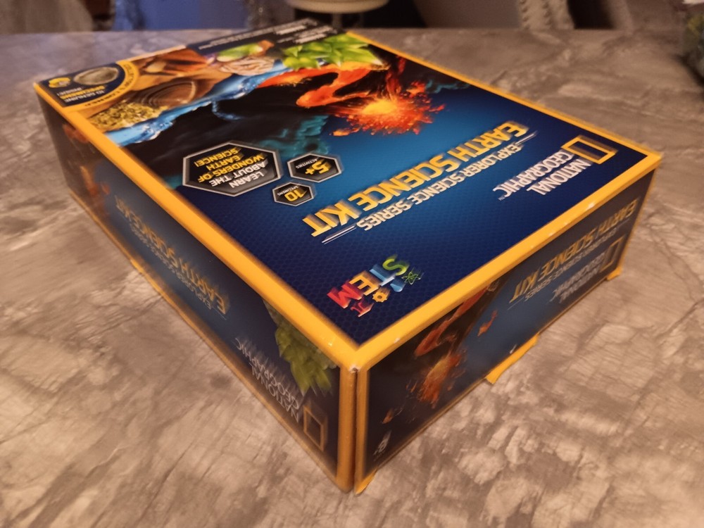 National Geographic Earth Science Kit- 10 Rock Collection-Missing Dig Brick Only