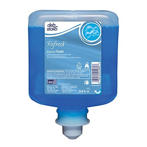 Deb Group Refresh Azure Foam Hand Cleanser, 1 L (12 Pack)
