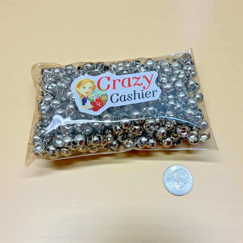 Studs Silver Round Dome Prong 10 mm ~ 7 ounce package