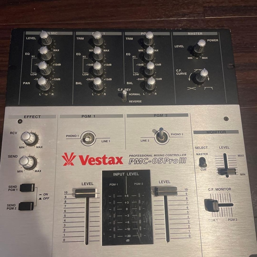 Vestax Mixer PMC-05Pro III Used Untested