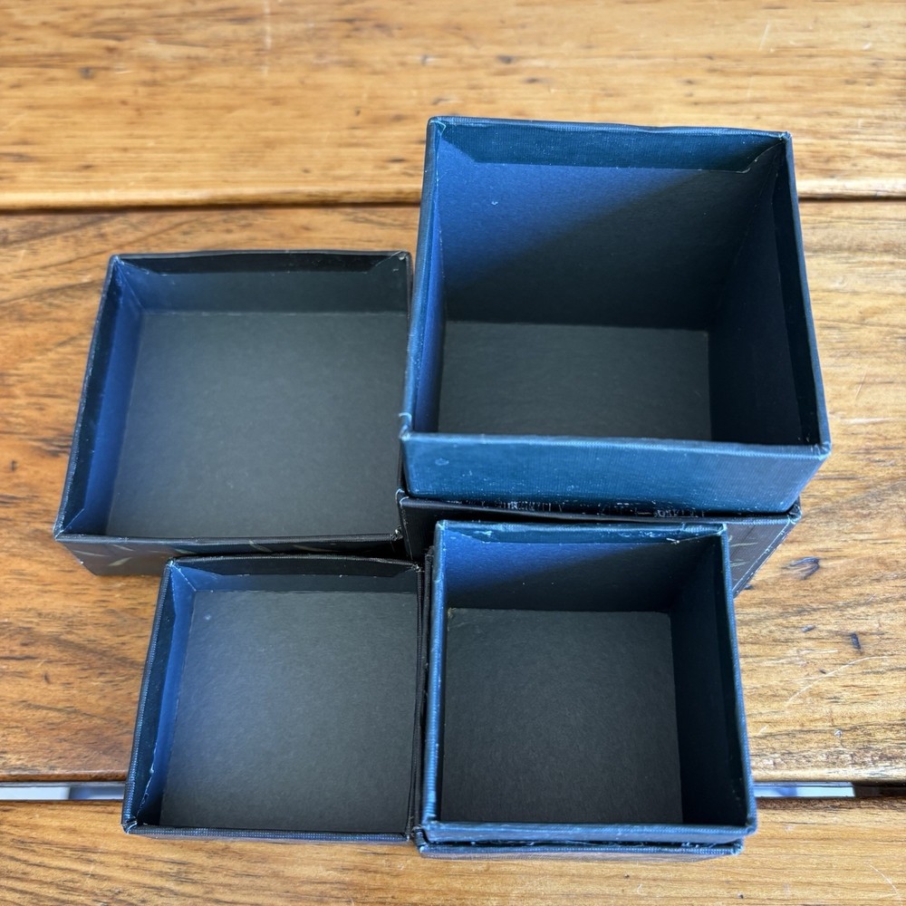 Bobs Boxes Sunflowers 2 Stacking Folk Art Boxes Primitive Art Storage Box