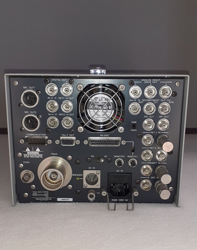 Hitachi Triax Base Station TU-Z3 & Camera Control Panel RC-Z3