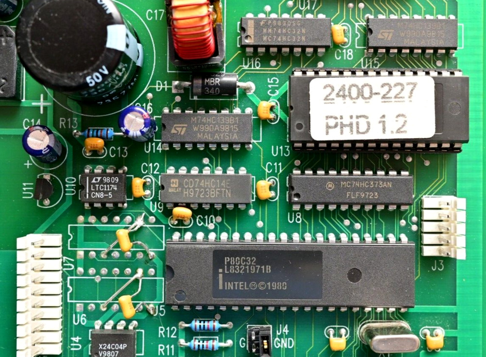 Harvard Apparatus PHD2000 Infusion Pump Controller Main Board Corcom AC Filter