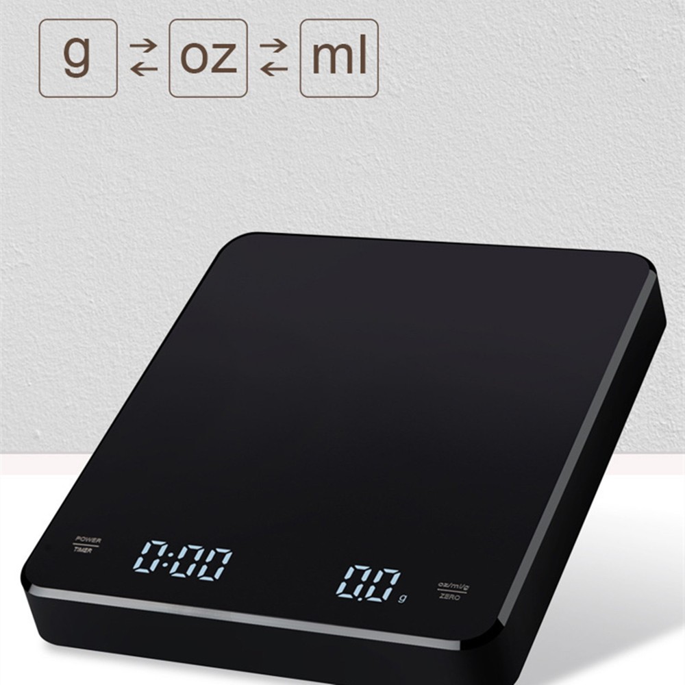 Electronic Digital Coffee Scale Tool With Timer High Precision LCD Display
