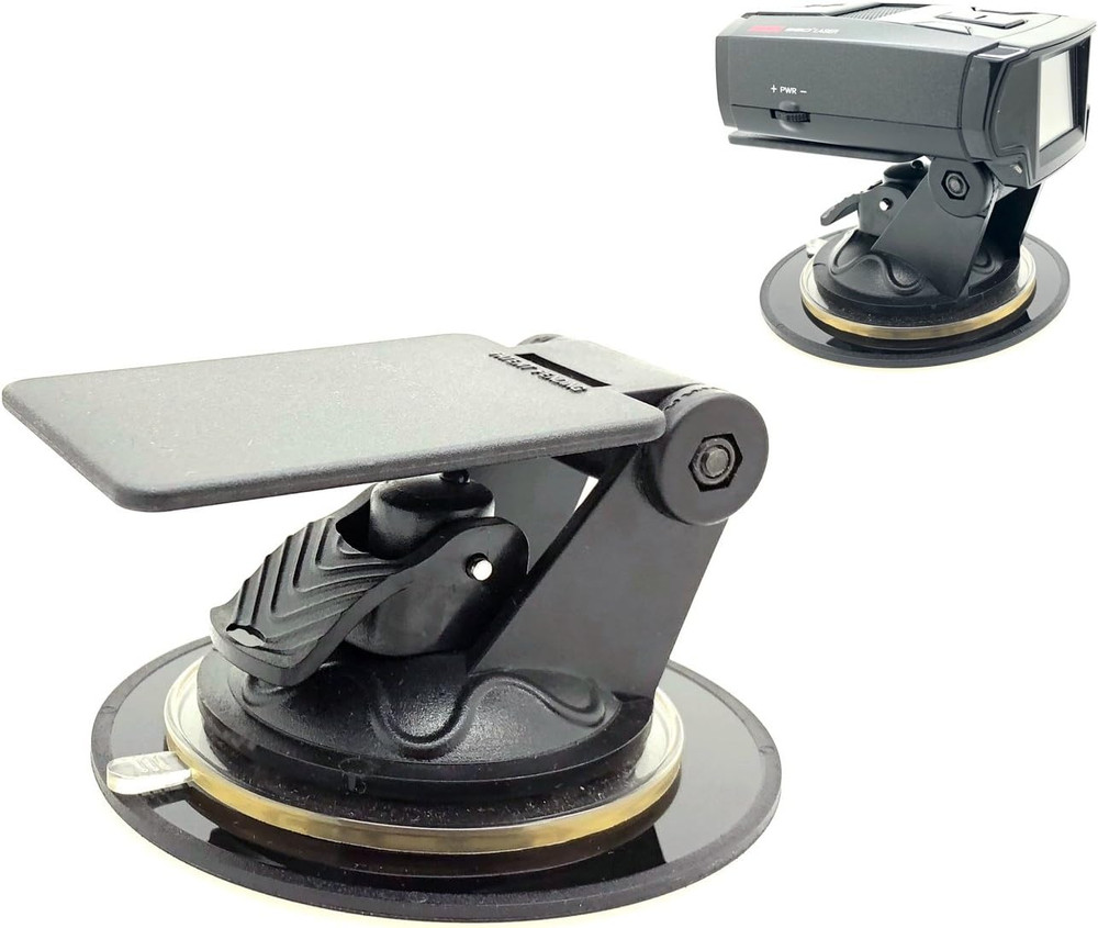 Universal Radar Detector Dashboard Windshield Suction Mount Compatible with All