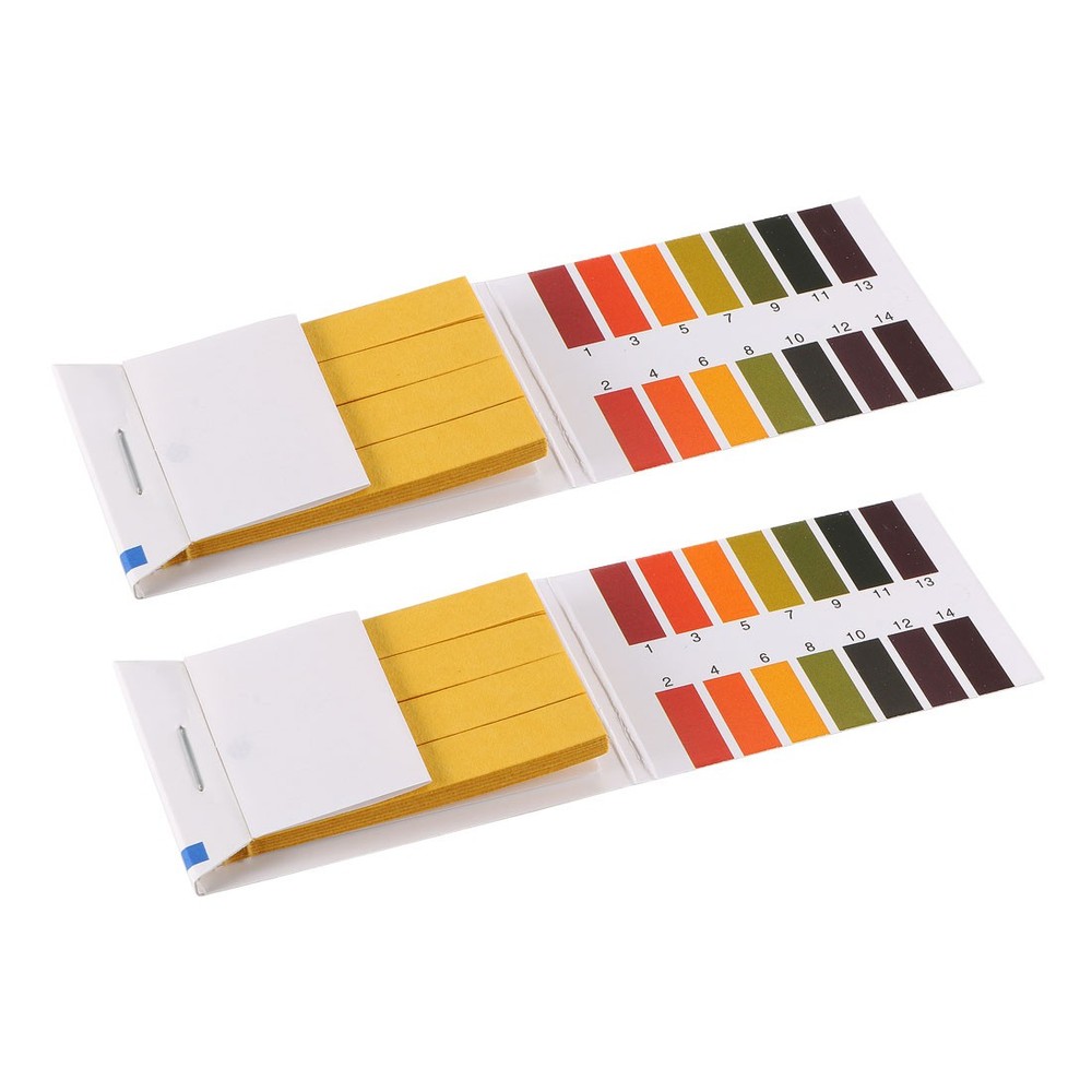 PH Test Strips,-for Water Food Pool Aquarium Testing Alkaline Acid 2PACK