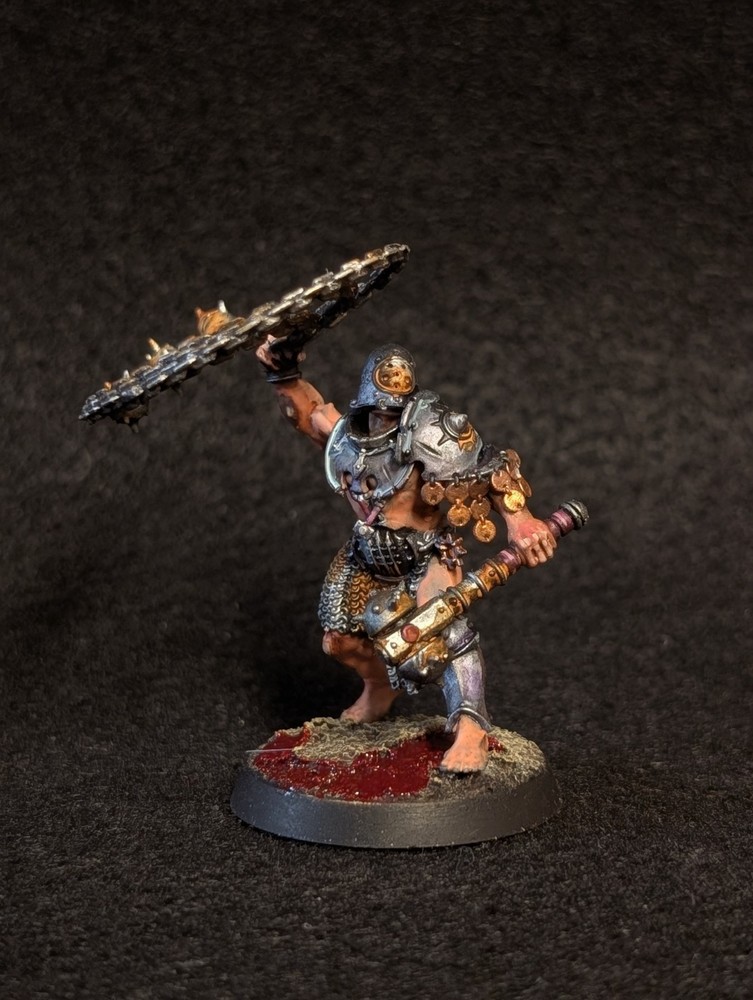 Fighter Gladiator DND Fantasy Rpg Dnd5e Miniature Flail Hammer