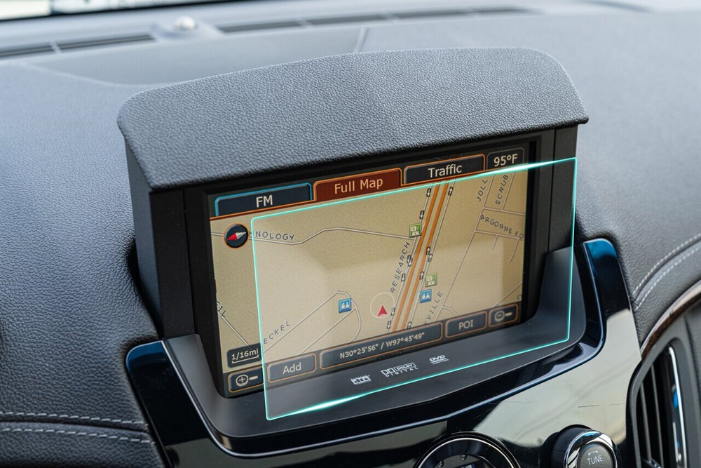 Crystal Clear Screen Protector for 2012 Cadillac CTS V Vehicle Navigation