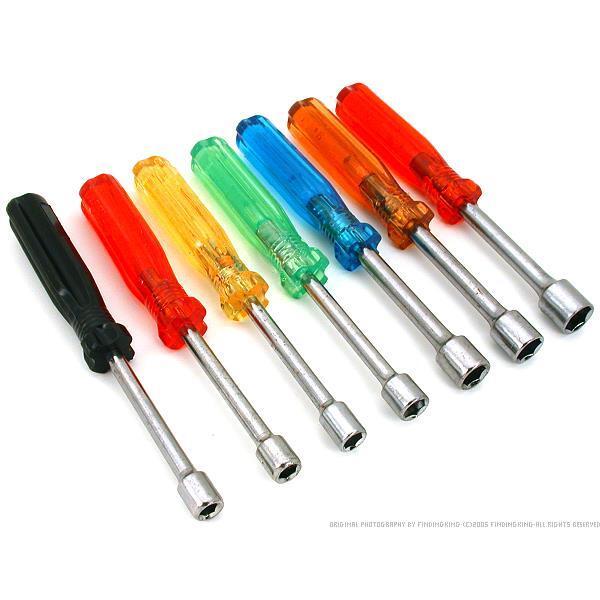 7 Metric Nut Drivers Automotive Workshop Workbench Home Repair Tools