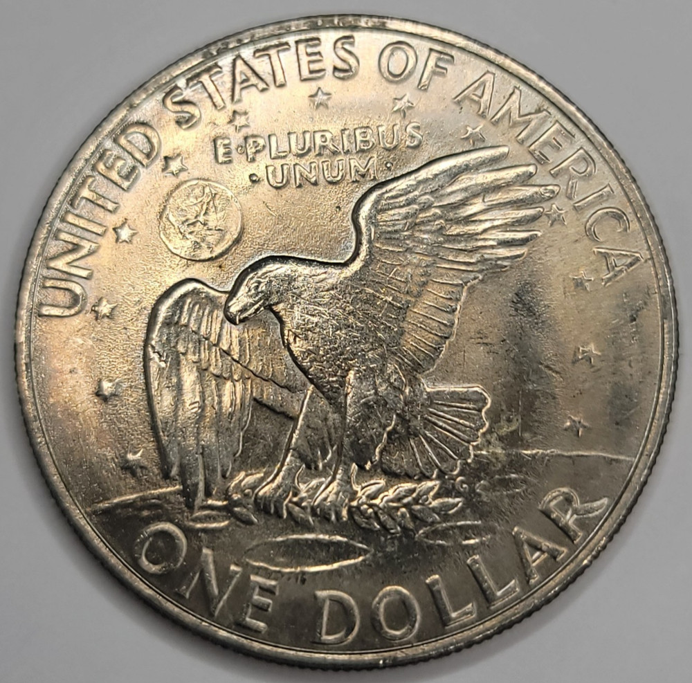 1972 D Eisenhower Dollar Circulated - CN-Clad