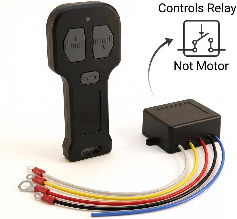 Wireless Winch Remote 12V Control 2 Pack Kit
